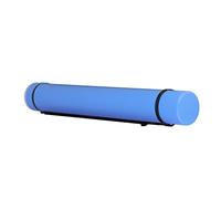 Naroote Tubo de Póster Expandible Antigolpes Impermeable de Gran Capacidad para Almacenamiento de Documentos, para Artistas y Arquitectos (Blue)
