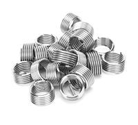 Naroote Tuerca de Tornillo de Conversión de 20 Piezas de Acero Inoxidable para Reparación de Roscas para Maquinaria Hidráulica, Equipos de Soldadura, Piezas de Automóvil, Muebles (1D)