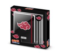 Karactermania Caja regalo Naruto Clouds con diario y bolígrafo Fashion Negro