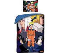 Naruto Funda Nórdica Cama 90 140x200 + Funda Almohada 65x65 100% Algodón