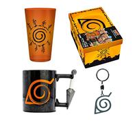 NARUTO SHIPPUDEN - Szklanka XXL + 3D Brelok +3D Kubek