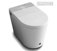 Nashi - Inodoro Japones inteligente | inodoro inteligente | Agua con chorrito, Taza calefactable y Secado |Apertura Automática | Autolimpieza y Estirilizador UV (Desagüe salida a pared)