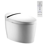 Nashi - Inodoro Japonés Salida Dual Suelo o Pared | Inodoro Bidet | Asiento Calefactable, Limpieza con Agua Caliente y Secado | Luces LED | Mando a Distancia | WC Inteligente (Aldara NEW)