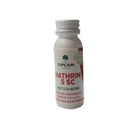 Nathrin 5SC 10ml - Sipcam. Insecticida con piretrinas naturales. Eficaz contra pulgon, mosca blanca, trips, escarabajo de la patata y tuta. Actua por contacto e ingestion. Agricultura ecologica.