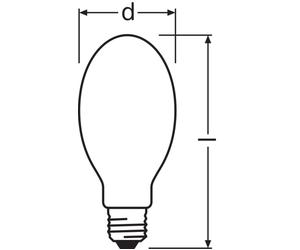 Natriumdampflampe NAV-E 70 W/I E27 4050300015590