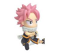 NATSU ,LUCY,GRIEY,HAPPY HUCHA FAIRY TAIL TIRELIRE 18CM -PLASTOY Natsu