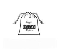 Natural Linen Gift Bags 8x10cm 9x12cm 10x15cm pack 50 custom logo Jute sack Makeup Jelry Packaging Pouches-50pcs buyer logo bag,13x17cm