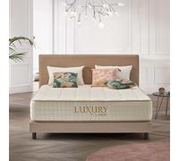 Naturalex - Colchón Muelles 140x190 cm - Altura 30 cm - Luxury - Híbrido Muelles Ensacados y Viscoelástica - Espuma HR y Blue Látex - Ergonómico, Hipoalergénico, 7 Zonas Descanso - Semifirme