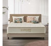 Naturalex - Colchón Muelles 140x200 cm - Altura 30 cm - Luxury - Híbrido Muelles Ensacados y Viscoelástica - Espuma HR y Blue Látex - Ergonómico, Hipoalergénico, 7 Zonas Descanso - Semifirme