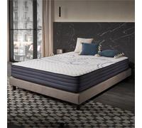 Naturalex - Colchón Muelles Perfectsleep 140x190-24 cm - Híbrido - Muelles Ensacados + Viscoelástica - Semifirme - Excelente Adaptabilidad - Transpirable - Ergonómico - Blue Látex