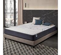 Naturalex - Colchón Viscoelástico Perfectsleep 140x190 cm - 21 cm - Semifirme - Espuma HR + Blue Látex - Transpirable - Confortable - Ergonómico - Hipoalergénico - Reversible Verano/Invierno
