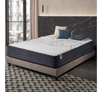 Naturalex - Colchón Viscoelástico Perfectsleep 160x200 cm - 30 cm - Firme - Espuma HR + Blue Látex - Transpirable - Confortable - Ergonómico - Hipoalergénico - Reversible Verano/Invierno