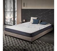 Naturalex - Colchón Viscoelástico Perfectsleep 90x190 cm - Espuma HR + Blue Látex - Transpirable - Confortable - Ergonómico - Hipoalergénico - Reversible Verano/Invierno