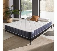 Naturalex - Ideal Visco - Colchón Viscoelástico 180 x 200 cm - Altura 25 cm - Espuma HR & Sistema Blue Látex - Semifirme - Anatómico, Antibacteriano, Hipoalergénico, Ergonómico - Cara Invierno/Verano