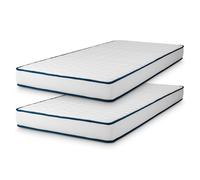 Naturalex - Pack x2 Colchones 90x190 cm Sleep Promo - Espuma HR + Blue Látex - Transpirable - Confortable - Ergonómico - Hipoalergénico - Reversible Verano/Invierno
