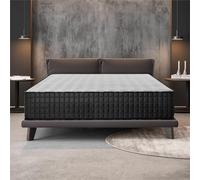 Naturalex - Titanium - Colchón Viscoelástico 140x200 cm - Altura 30 cm - Espuma Memofeel HR & Tecnología Blue Látex - Adaptable, Firme, Independencia de lechos, Ergonómico, Hipoalergénico