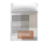 NATURALS Colcha Bouti Cama 90, 100% Algodón, Colcha con un Ligero Relleno, 180x260 cm, FIBI
