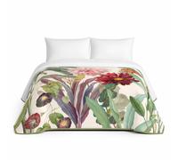 NATURALS - Colcha Bouti Estampada - Tejido 100% Algodón Extra Suave Relleno 100% Poliéster- Fabricado en España - Modelos Florales - Cama 90/135/150/180 cm