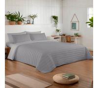 NATURALS - Colcha Bouti Reversible Bicolor - Microfibra Extrasuave - Relleno 100 Gramos (Cama 90/105 - 135/150 - 180) - Cubrecama Acolchado a Líneas - Ideal Primavera y Verano - Fabricado en España