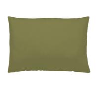 NATURALS - Funda de Almohada Lisa - Algodón Extrasuave - 144 Hilos Alta Calidad - 45x90/45x110/45x155 cm - 23 Colores Disponibles - Fabricado en España Olive green 45x155cm