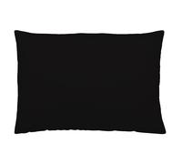 NATURALS - Funda de Almohada Lisa - Algodón Extrasuave - 144 Hilos Alta Calidad - 45x90/45x110/45x155 cm - 23 Colores Disponibles - Fabricado en España Black 45x155cm