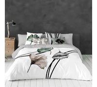 NATURALS - Funda Nórdica Estampada - 100% Algodón Extra Suave - Incluye Funda Nórdica + 1 o 2 Fundas de Almohada - Fabricado en España - Modelos Florales - Cama 90/135/150/180