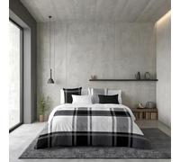 NATURALS - Funda Nórdica Estampada Cama 135-100% Algodón Suave y Transpirable - Juego de Edredón 220x220 cm con Solapa + 45 cm - 1 Funda Almohada 45x155 cm - Fabricado en España