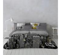 NATURALS ICEHOME - Funda Nórdica Estampada Cama 135 - Microfibra Suave y Transpirable - Juego Funda de Edredón 220x220 cm con Solapa + 45 cm - 1 Funda Almohada 45x155 cm - Fabricado en España