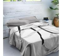 NATURALS - Juego de Sábanas 3 Piezas Cama 90 | 100% Algodón Extra Suave, Transpirable | Encimera 160x270, Bajera 90x200 y F. Almohada 45x110 | Ribbon