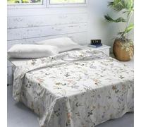 NATURALS - Juego de Sábanas 4 Piezas Cama 180 | 100% Algodón Extra Suave, Transpirable | Encimera 260x270, Bajera 180x200 y 2 F. Almohada 45x110 | Beltane