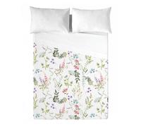 Naturals - juego de sábanas estampadas 3 piezas cama 90 - algodón extra suave - incluye sábana encimera + 1 funda de almohada + 1 sábana bajera- fabricado en españa - maeva