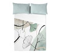 Naturals - juego de sábanas estampadas 3 piezas cama 90 - algodón extra suave - incluye sábana encimera + 1 funda de almohada + 1 sábana bajera- fabricado en españa - amelia