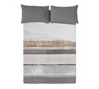 Naturals - juego de sábanas estampadas 4 piezas cama 150 - algodón extra suave - incluye sábana encimera + 2 fundas de almohada + 1 sábana bajera - fabricado en españa - alan