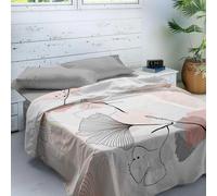 NATURALS - Juego de Sabanas Estampado - 100% Algodón Extra Suave - Incluye Sábana Encimera + 1 o 2 Fundas de Almohada + Sabana Bajera - Fabricado en España - Modelos Florales - Cama 90/135/150/180