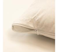 NATURALS - Protector de Almohada Impermeable - Tejido Jersey 100% Algodón - Suave, Elástico y Transpirable - 45x150 cm - Cubre Almohada - Oeko-Tex Standard 100