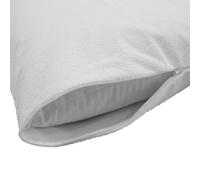 NATURALS - Protector de Almohada Impermeable - Tejido Rizo 100% Algodón - Suave, Absorbente y Duradero - 45x105 cm - Cubre Almohada - Oeko-Tex Standard 100