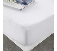 NATURALS - Protector de Colchón Ajustable Liso - Rizo 100% Algodón - Impermeable, Transpirable y Antialérgico - Cama 180 (180x200 cm) - Cubre Colchón - Oeko-Tex Standard 100