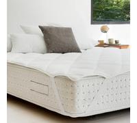 NATURALS Topper Cubrecolchón Cama 140 (140x190/200 cm) - Acolchado 400 gr, Suavidad y Comodidad Extra, Protector de Colchón Transpirable y Lavable - Sobrecolchón Ajustable 4 Esquinas