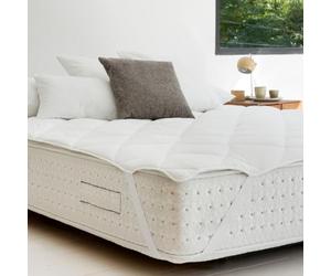 NATURALS Topper Cubrecolchón Cama 150 (150x190/200 cm) - Acolchado 400 gr, Suavidad y Comodidad Extra, Protector de Colchón Transpirable y Lavable - Sobrecolchón Ajustable 4 Esquinas