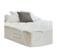 Naturals - topper protector colchón - 400 gramos - 100% poliéster - microfibra - 90x200 cm - blanco óptico