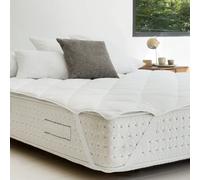 NATURALS - Topper - Protector Colchón Microfibra 400 Gramos - Antibacterias, Transpirable, Ligero y Confortable - Fácil Colocación - Cama 90/105/135/150/180 - Fabricado en España Cama 135