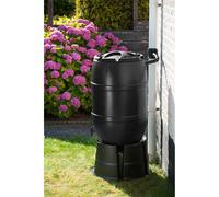 Nature Barril de lluvia 120L 51x81 cm negro