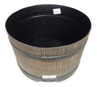 Nature Base colectora de agua en forma de barril 50 litros marrón