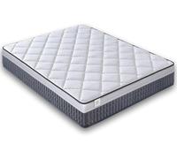 NATURELITS Colchón MemoryVex 105x190 Visco Reversible Invierno/Verano Individual. Antiácaros y Transpirable. Núcleo Flexicell. Firmeza Media. Modelo Xstar Altura 30 cm