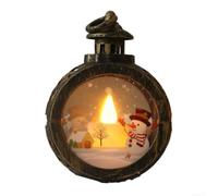 Navideño LED 23cm para decoración Interior Exterior Navideño(bronze color Snowman)