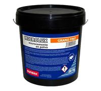 Nazza Microlux - Microcemento en polvo de grano fino para suelos y paredes, Ideal para decoración de terrazas, fachadas, baños, cocinas - Uso exterior e interior, Color blanco, 20 Kg
