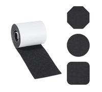 NBEADS 1 Rollo Cinta De Fieltro Autoadhesiva 15m Ancho 50mm Espesor 1mm, Tira De Fieltro Negro Con Soporte Adhesivo Para Protección De Muebles Reducción De Ruido Y Manualidades DIY