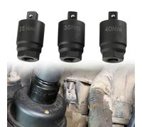 NbgrvB Adaptador de par de acero para trinquete de 3/8 pulgadas que evita el apriete excesivo de 25 35 40 Nm en la carcasa del filtro de aceite
