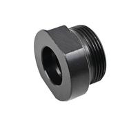NbgrvB Adaptador de portabrocas de madera de 40 mm a 18 mm, 25,4 mm, 30 mm, 33 mm, rosca para convertidor de husillo para herramientas de taller, color negro