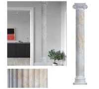 NbgrvB Adhesivo de pared 3D con diseño de columna romana de PVC, acabado | Decoración de pared para sofá, fondo para decoración de pared, para el hogar, oficina, 30 x 240 cm